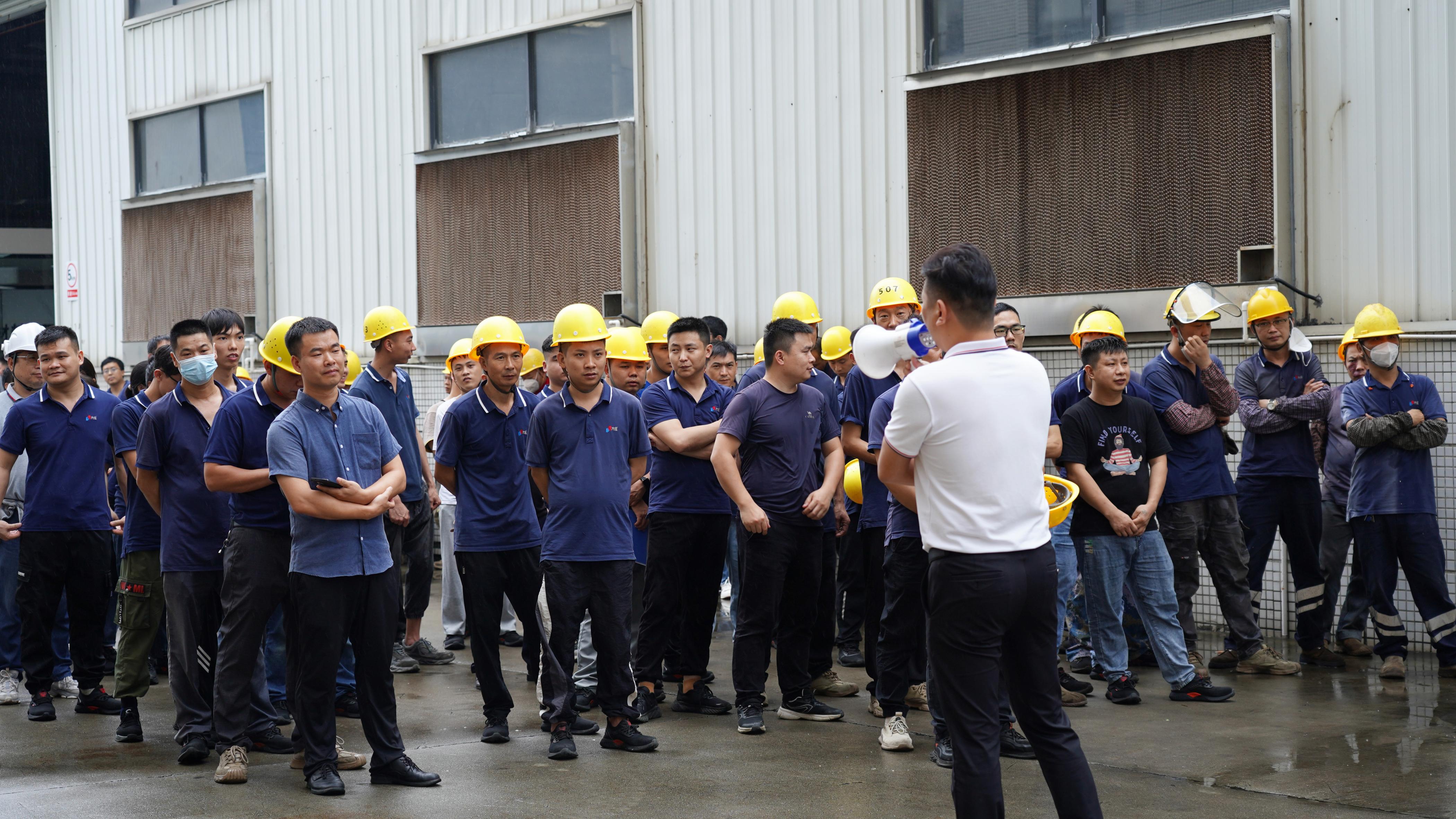 人人讲安全、个个会应急：大成精密开展消防安全演练